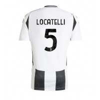 Fotbalové Dres Juventus Manuel Locatelli #5 Domácí 2024-25 Krátký Rukáv